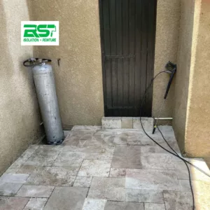 Nettoyage terrasse et traitement hydrofuge - avant