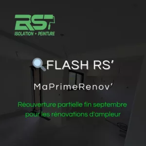 Flash info MaPrimeRenov rénovation d'ampleur