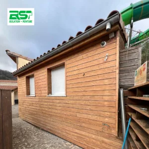 Chantier application lasure à bourdeaux