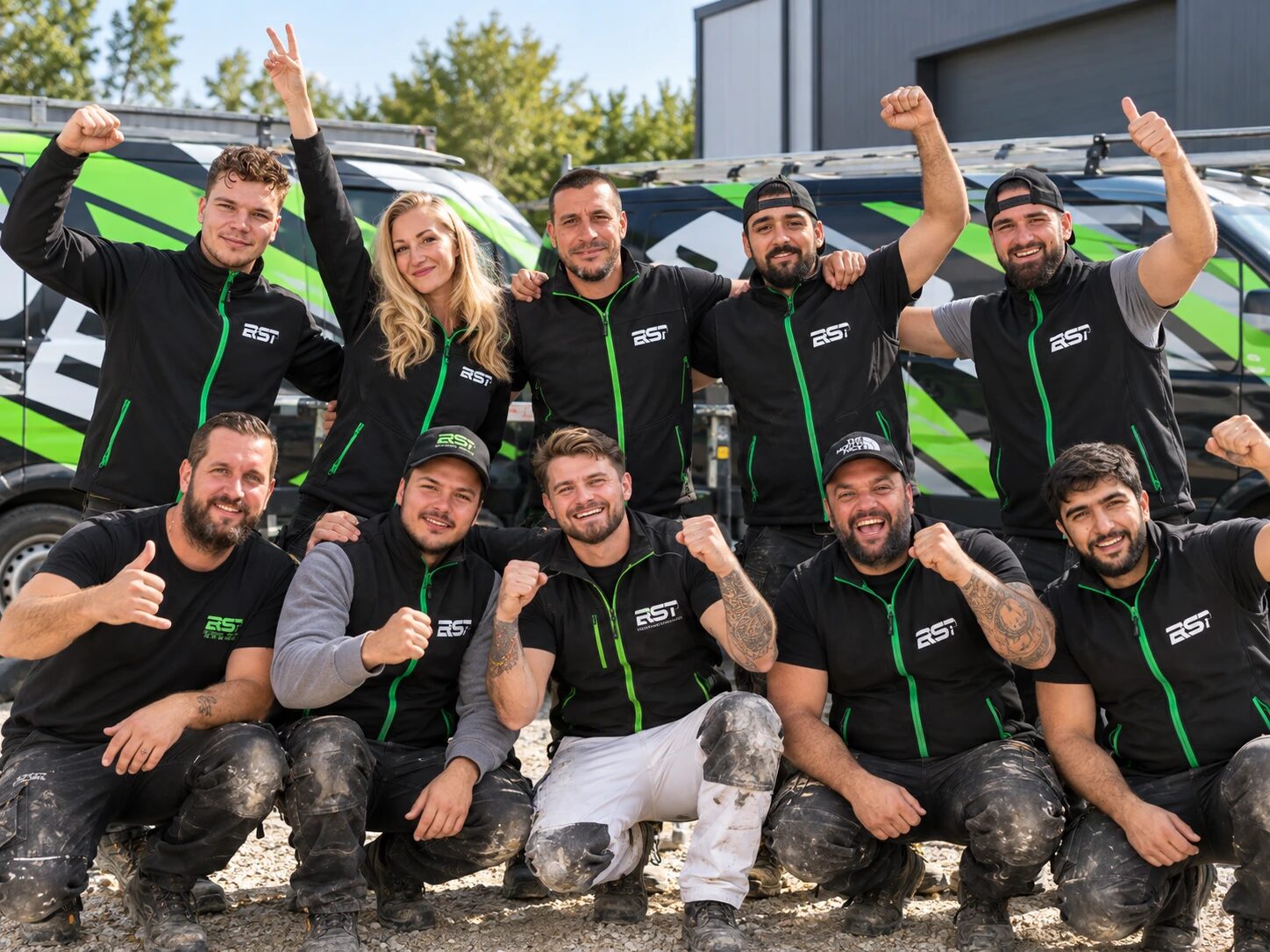 Equipe RS ISOLATION PEINTURE au complet