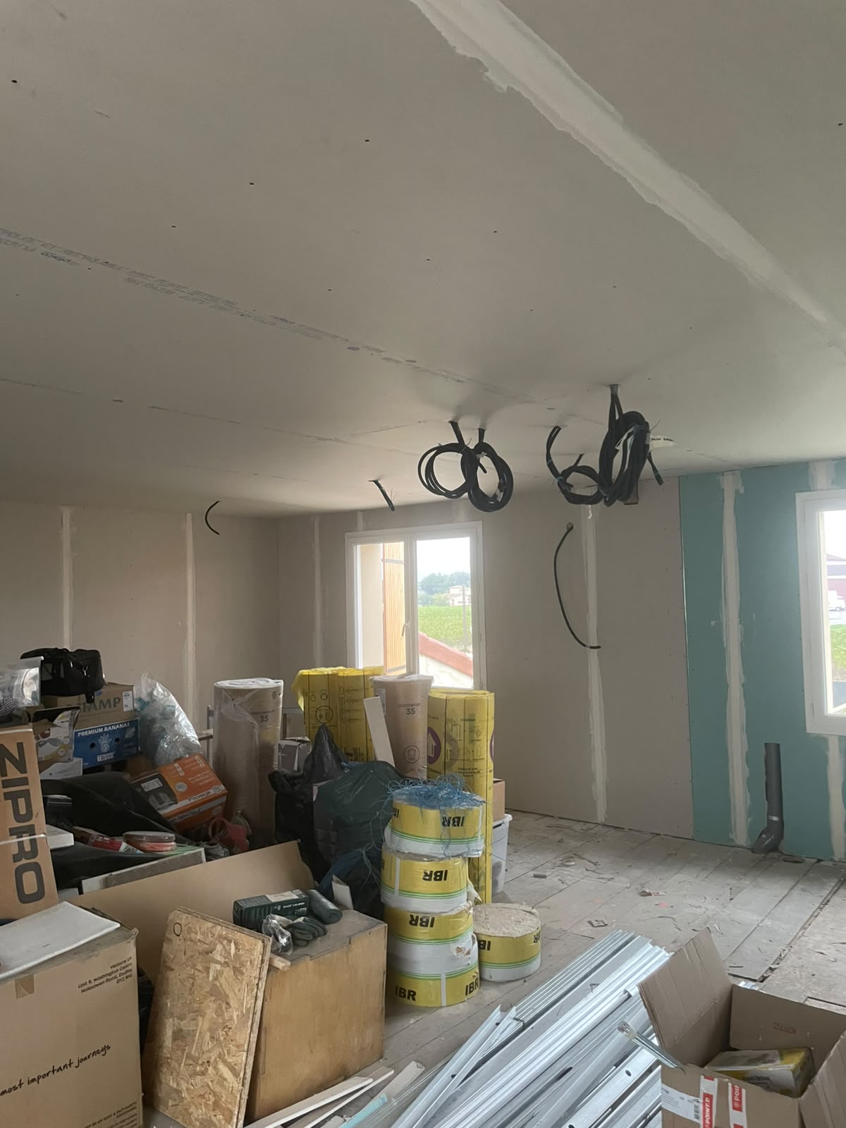 Réalisation des joints sur plaques de plâtre à Beaumont-Monteux